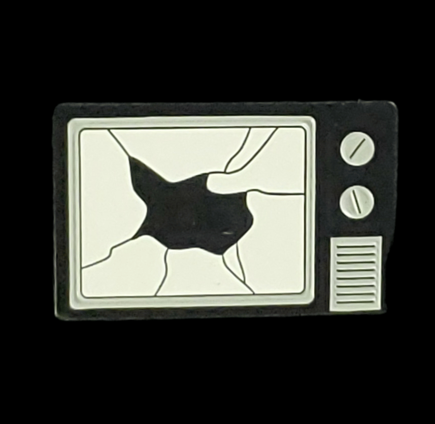 TV PARTY IS CANCELLED TONIGHT ENAMEL PIN