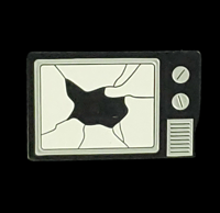 Image 1 of TV PARTY IS CANCELLED TONIGHT ENAMEL PIN