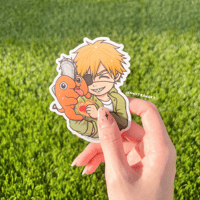 Image 2 of Denji + Pochita Sticker