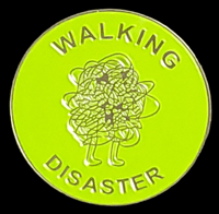 Image 1 of WALKING DISASTER ENAMEL PIN