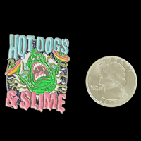 Image 2 of SLIMER, FROM THE GHOSTBUSTERS ENAMEL PIN