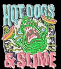 Image 1 of SLIMER, FROM THE GHOSTBUSTERS ENAMEL PIN