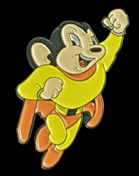 Image 1 of MIGHTY MOUSE ENAMEL PIN