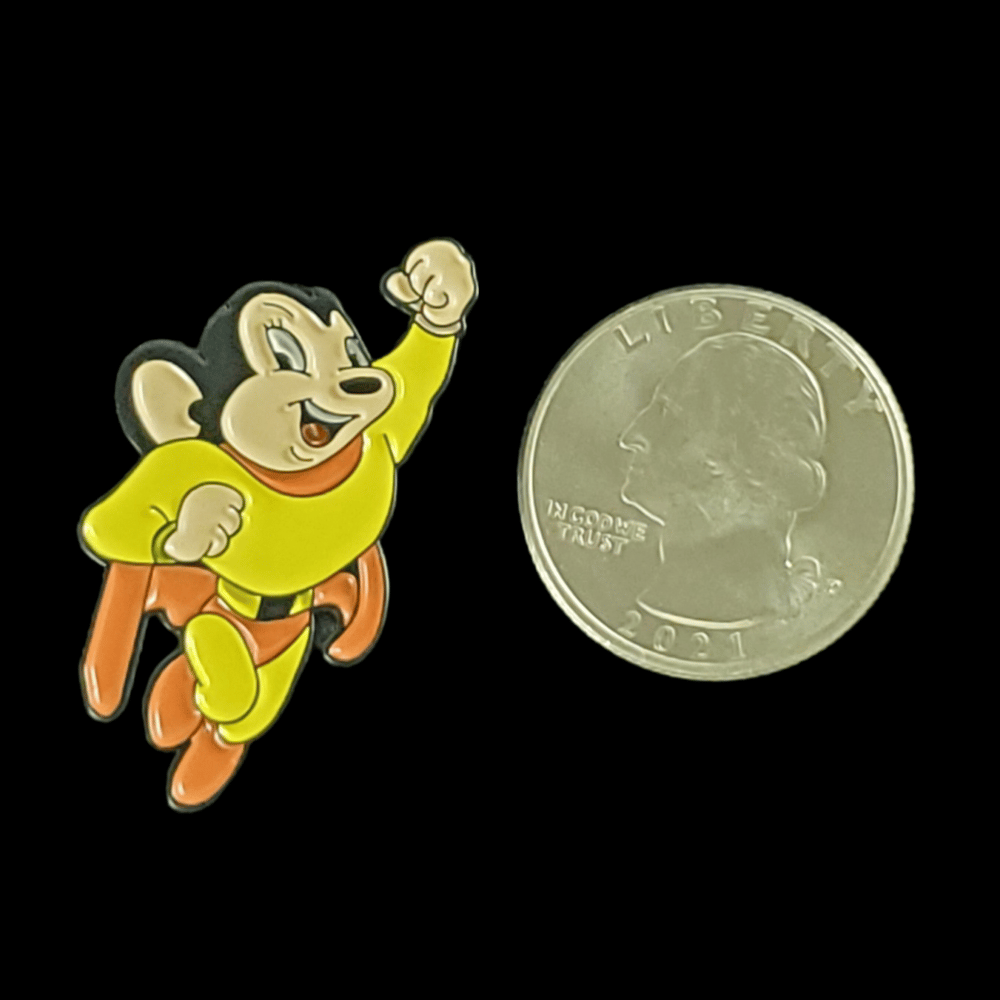 MIGHTY MOUSE ENAMEL PIN