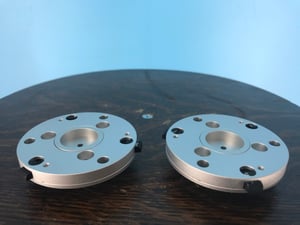 Image of Burlington Recording Trident Aluminum Turntable Plates for Studer/ Revox A80/A812/A816/A820 (PAIR)