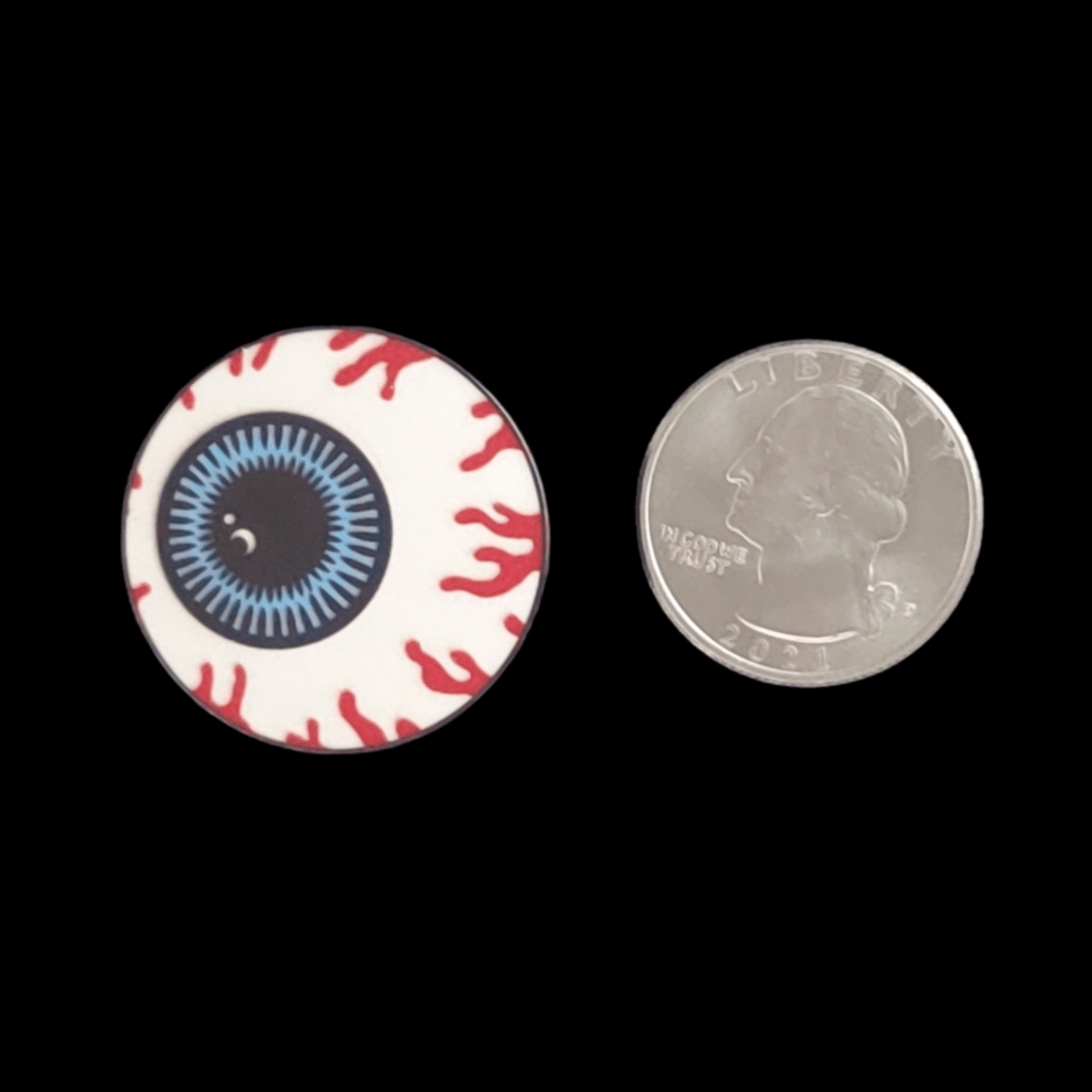 EYE FOR AN EYE ENAMEL PIN