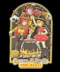Image 1 of CURSES AND SPELLS ENAMEL PIN