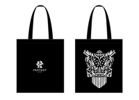 Image 2 of Fahtdot Tote Bags