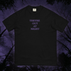 "THEYRE OUT AT NIGHT" EMBROIDERED T-SHIRT