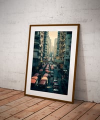 Image 2 of Fine Art - 30 copies / Signed - Hong Kong movie street #7