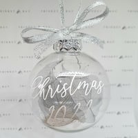 Image 4 of Personalised Dried Leaf Bauble