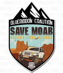 Image of Limited Edition BRC "Save Moab" Support Badge