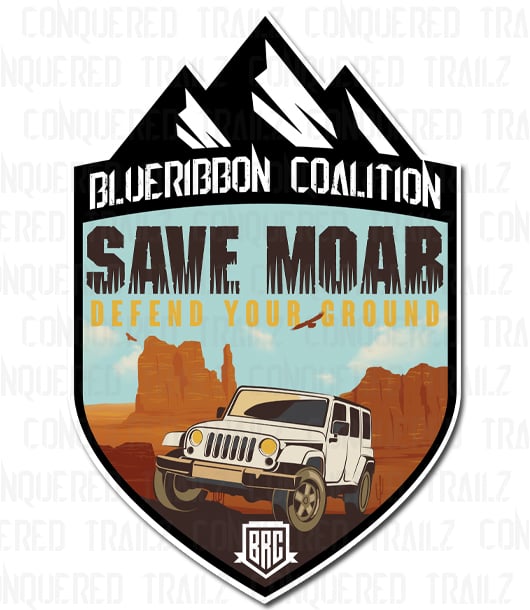 Image of Limited Edition BRC "Save Moab" Support Badge