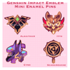 [LAST CHANCE] Genshin Impact Emblem Mini Enamel Pins Vol 7