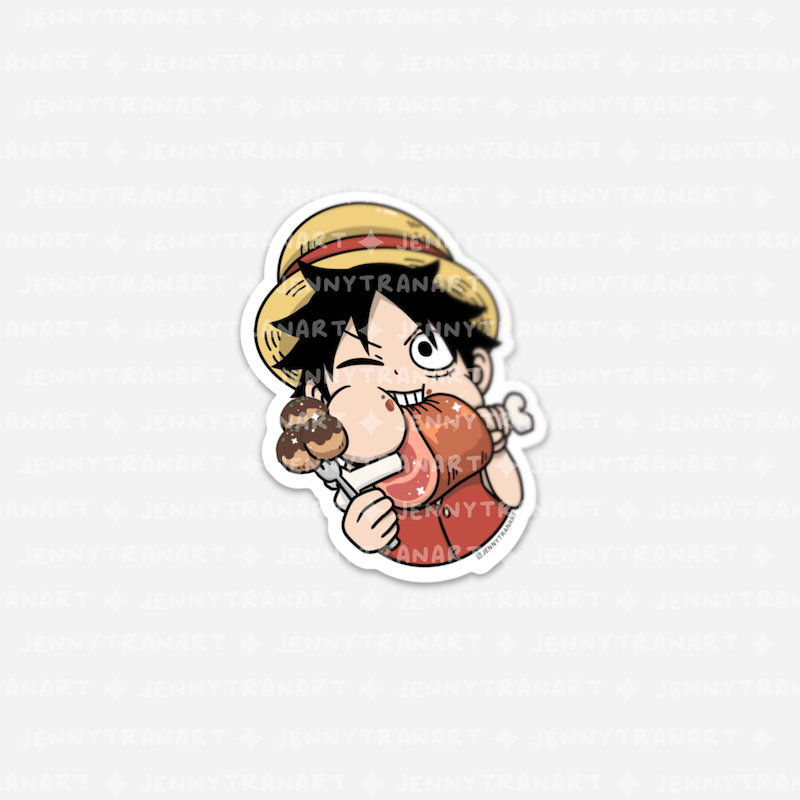 Sticker One Piece - Luffy