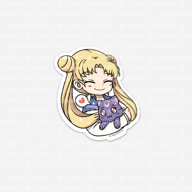 Usagi + Luna Sticker