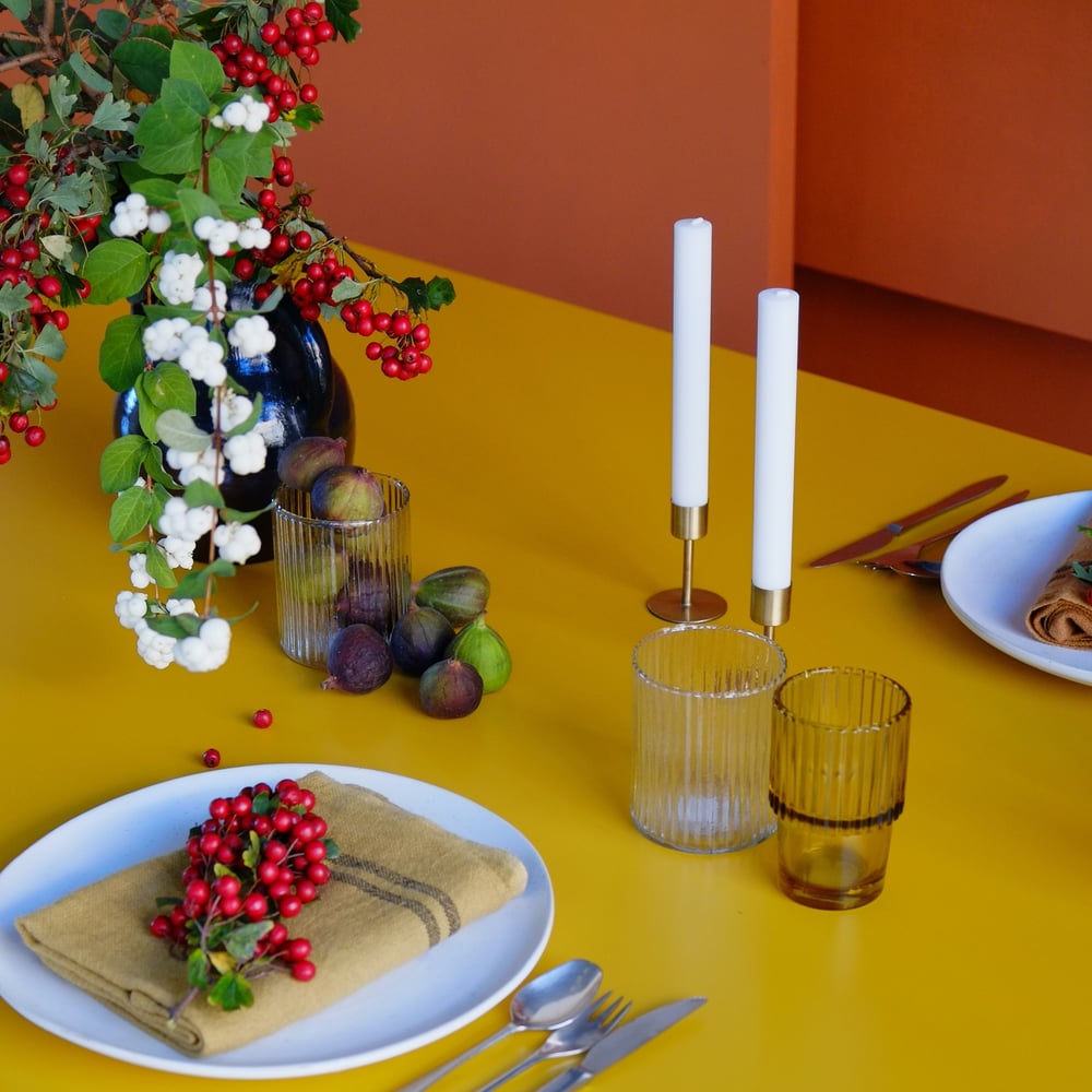 Image of Ex-Display Large Colour Play Dining Table in Yellow