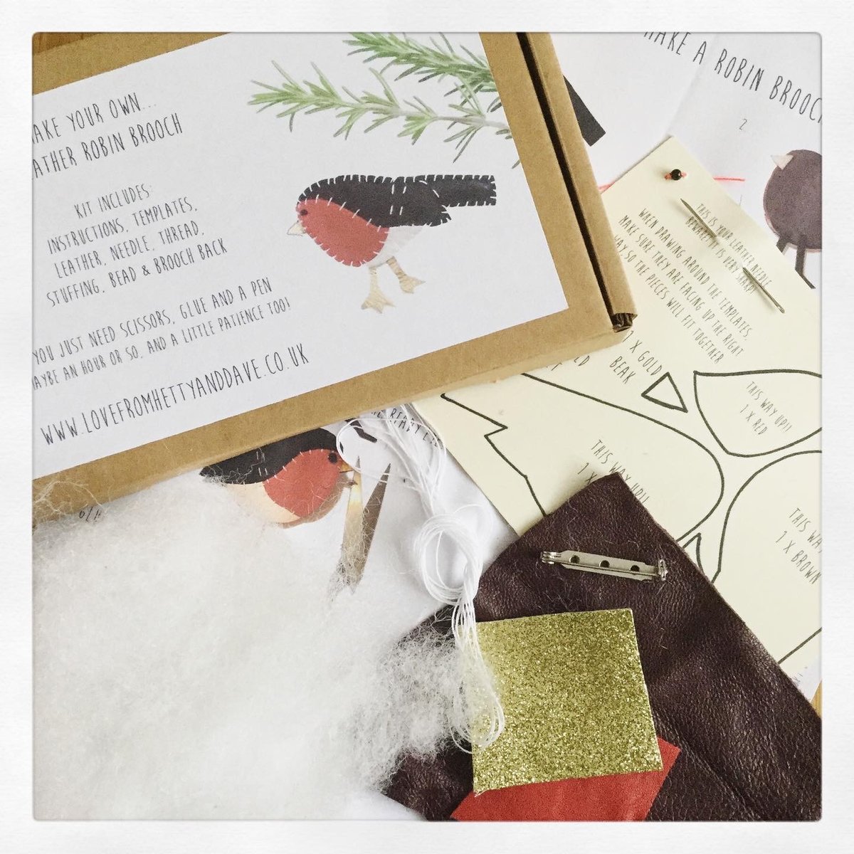 Image of Robin Brooch Kit