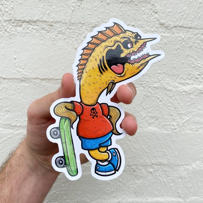 BORT FISHMAN STICKER