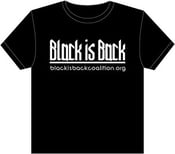 Image of Black Is Back T Shirt (unisex)