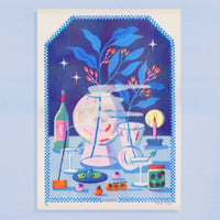 Image 1 of Evening riso print