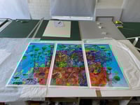 Image 3 of Secret Garden Triptych - Purchase Set or Framed Set