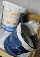 Image 2 of Tasty Raw Edge Denim Cup of NY Candle Set