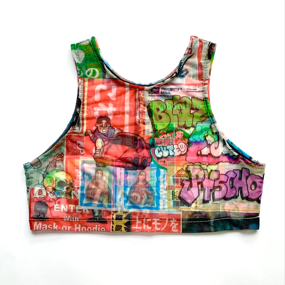 Image of VANDALS 2.0 mesh crop top