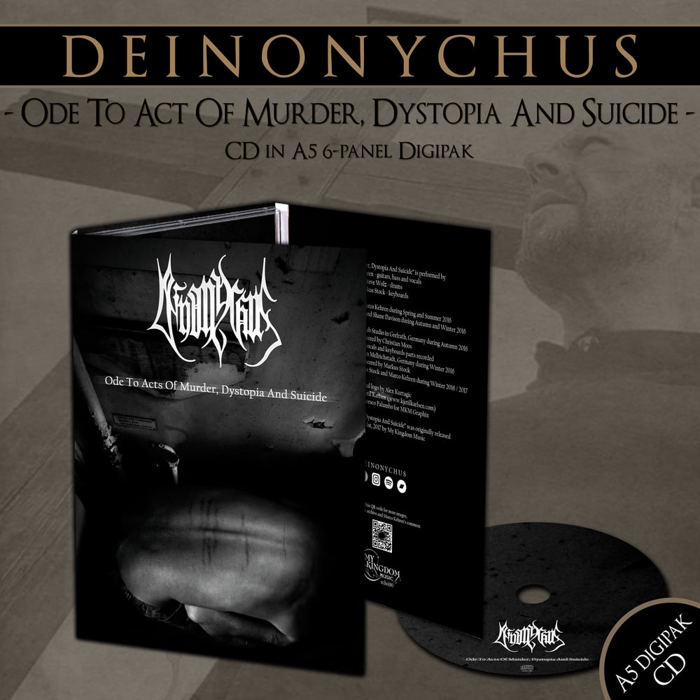 DEINONYCHUS "Ode To Acts Of Murder, Dystopia And Suicide" A5 digiCD