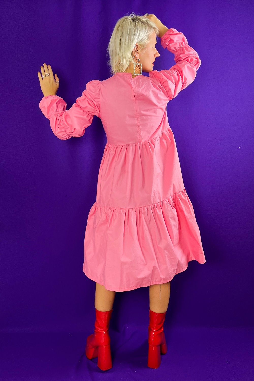 Image of Pink Puffy Dress 