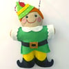 Gingerbread Buddy Elf decoration made to order