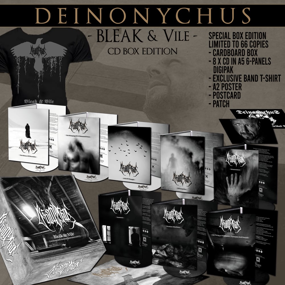 DEINONYCHUS "Bleak & Vile" CD BOX EDITION