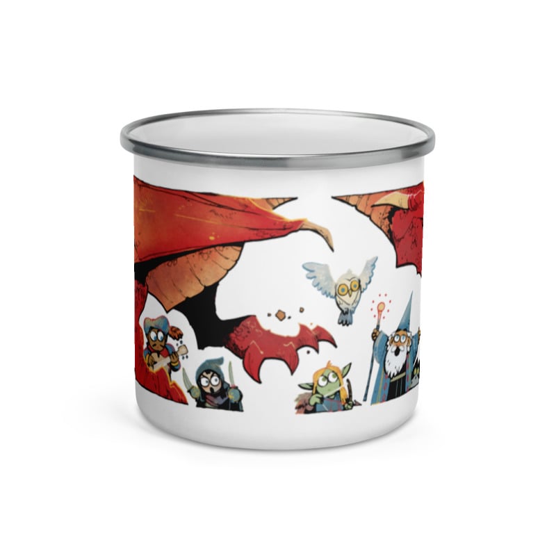 Image of "Dragon Attack" Camper Mug