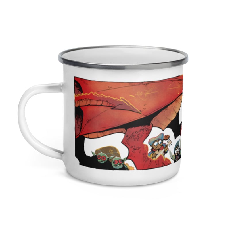 Image of "Dragon Attack" Camper Mug