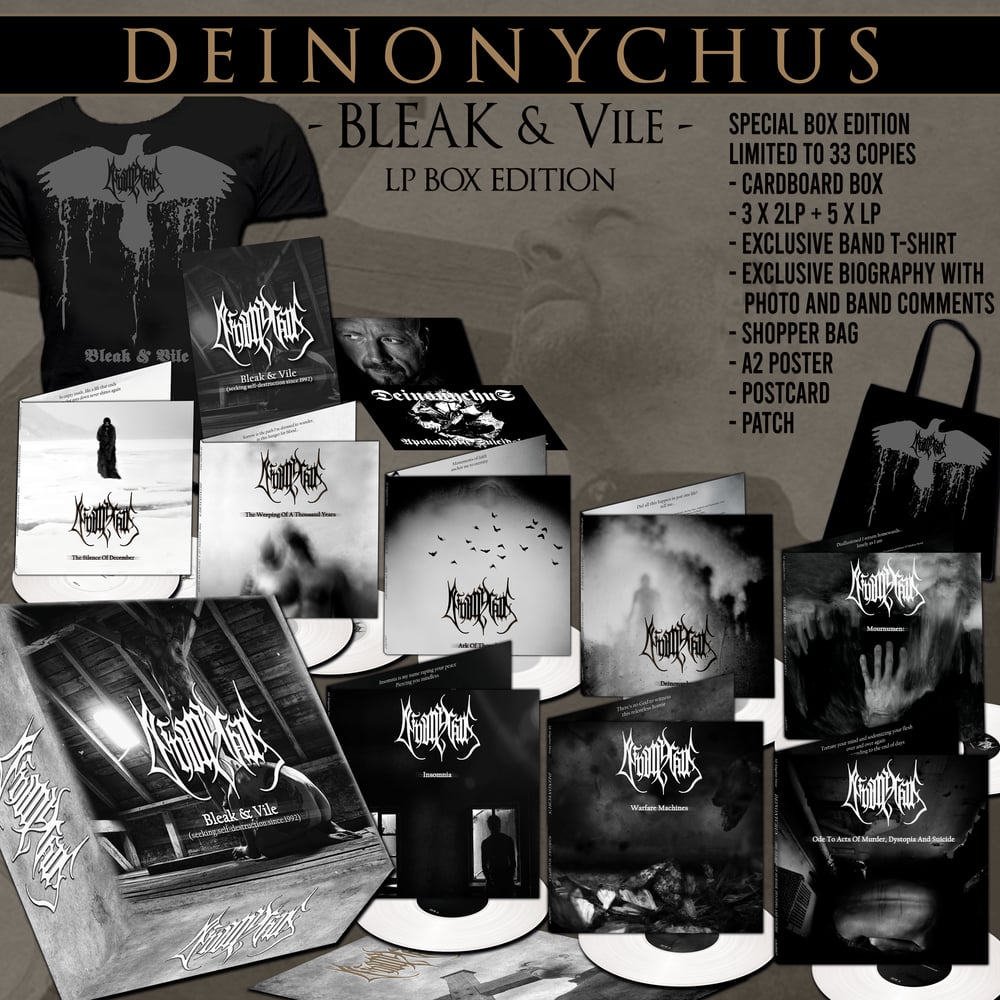 DEINONYCHUS "Bleak & Vile" LP BOX EDITION