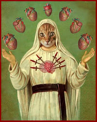 Image 3 of HOLY CATS -postcards set-