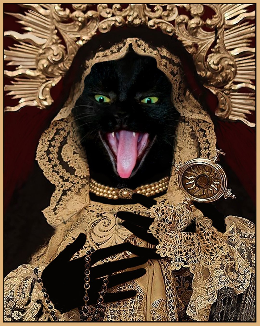 Image of HOLY CATS -postcards set-