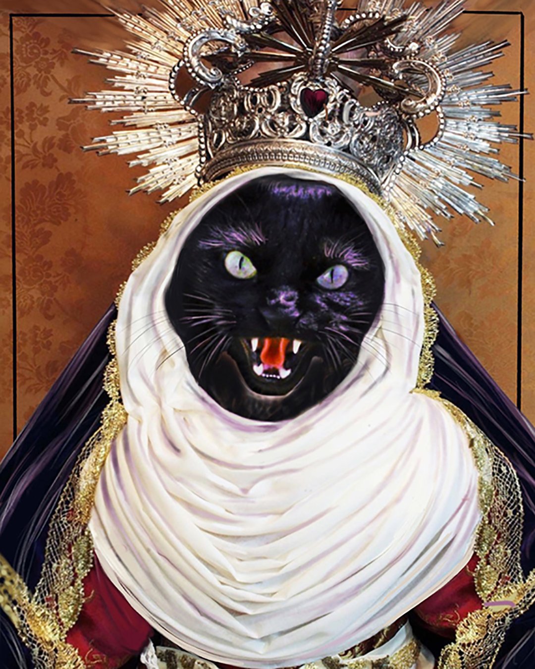 Image of HOLY CATS -postcards set-