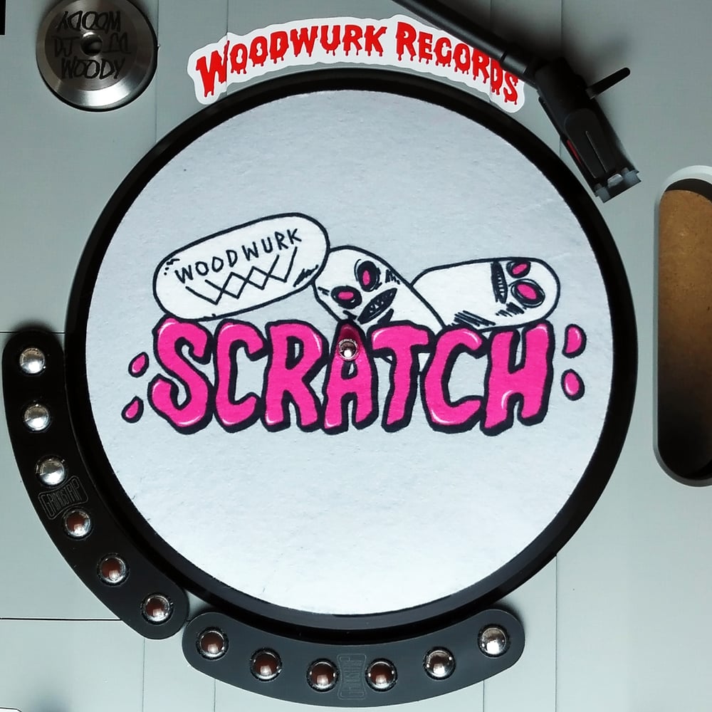 7" Slipmat (singular) - 'Scratch' (Woodwurk)