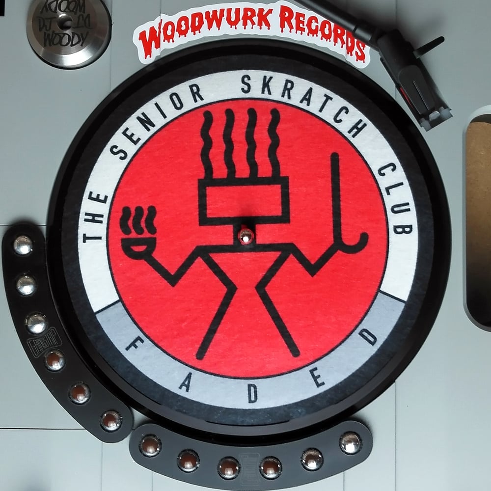 7" Slipmat (singular) - 'Faded' (Woodwurk)