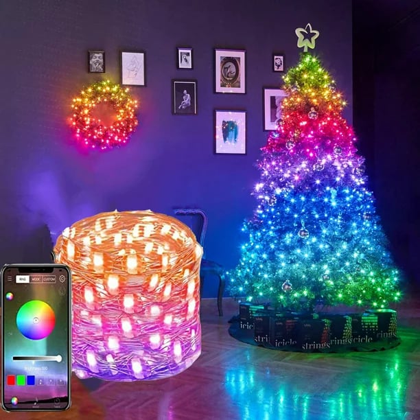 Smart LED christmas tree lights Clique Smart