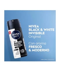 Image 2 of Niven Men Black and White Invisible Set de 3