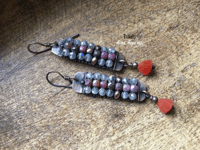 Image 1 of Alegria, Alegria series - Labradorite, Ruby, Carnelian and copper n7