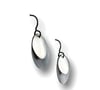 Silver oyster earrings 