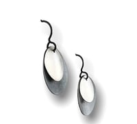 Image 5 of Silver oyster earrings 