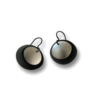 Image 4 of Silver oyster earrings 