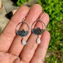 Mountain // Moonstone Earrings 