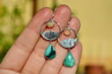 Mountain // Opal and Turquoise Earrings
