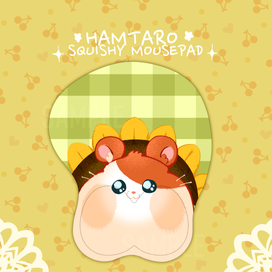 Image of Hamtaro Squishy Mousepad