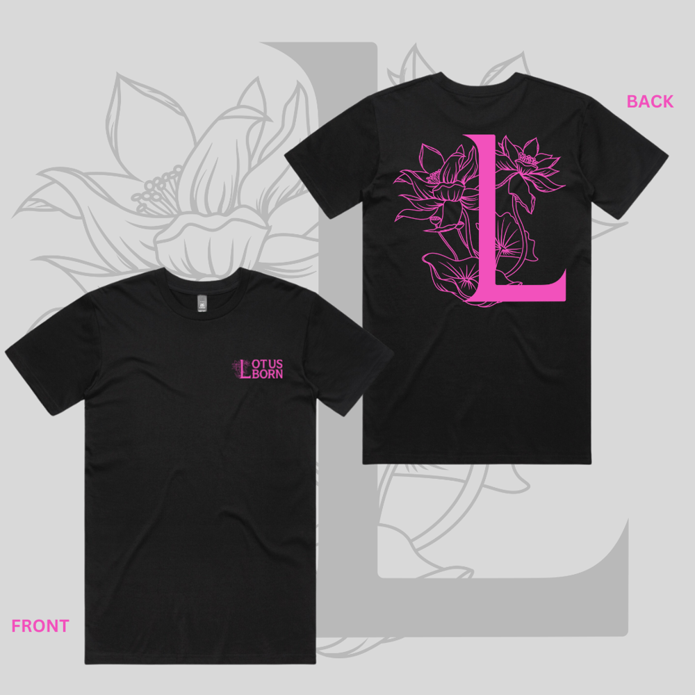 Lotus Born Tee - Pink